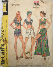 Load image into Gallery viewer, 1970's Vintage Sewing Pattern: McCalls 2402