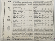 Load image into Gallery viewer, 1986 Vintage Sewing Pattern: McCalls 2530