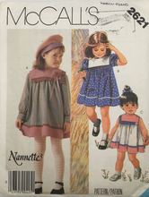 Load image into Gallery viewer, 1986 Vintage Sewing Pattern: McCalls 2621