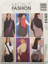 Load image into Gallery viewer, 2000 Sewing Pattern: McCalls 2933
