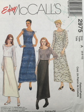 Load image into Gallery viewer, 2000 Sewing Pattern: McCalls 2975