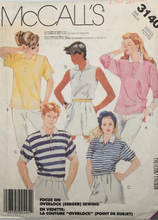 Load image into Gallery viewer, 1987 Vintage Sewing Pattern: McCalls 3140