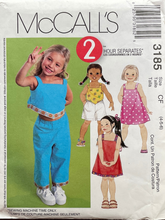 Load image into Gallery viewer, 2001 Sewing Pattern: McCalls 3185