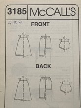Load image into Gallery viewer, 2001 Sewing Pattern: McCalls 3185