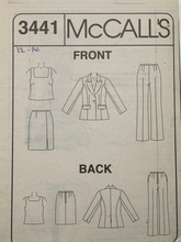 Load image into Gallery viewer, 2001 Sewing Pattern: McCalls 3441