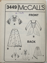 Load image into Gallery viewer, 2001 Sewing Pattern: McCalls 3449