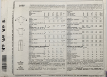 Load image into Gallery viewer, 1988 Vintage Sewing Pattern: McCalls 3555