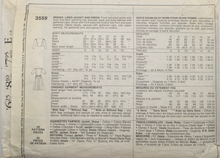 Load image into Gallery viewer, 1988 Vintage Sewing Pattern: McCalls 3559