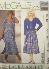 Load image into Gallery viewer, 1988 Vintage Sewing Pattern: McCalls 3559