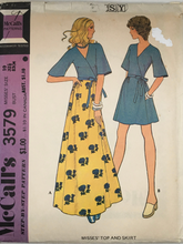 Load image into Gallery viewer, 1973 Vintage Sewing Pattern: McCalls 3579