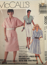 Load image into Gallery viewer, 1988 Vintage Sewing Pattern: McCalls 3600