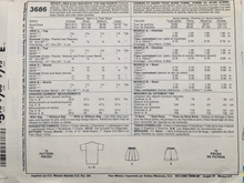 Load image into Gallery viewer, 1988 Vintage Sewing Pattern: McCalls 3686
