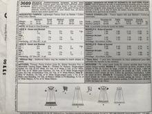 Load image into Gallery viewer, 2002 Sewing Pattern: McCalls 3689