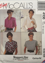 Load image into Gallery viewer, 1989 Vintage Sewing Pattern: McCalls 4106