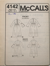 Load image into Gallery viewer, 2003 Sewing Pattern: McCalls 4142