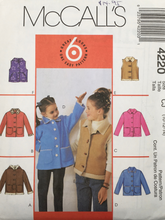 Load image into Gallery viewer, 2003 Sewing Pattern: McCalls 4220