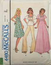 Load image into Gallery viewer, 1975 Vintage Sewing Pattern: McCalls 4480