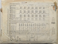 Load image into Gallery viewer, 1975 Vintage Sewing Pattern: McCalls 4747