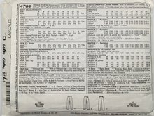 Load image into Gallery viewer, 1990 Vintage Sewing Pattern: McCalls 4764