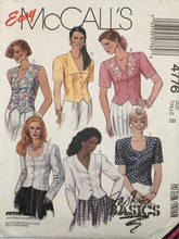 Load image into Gallery viewer, 1990 Vintage Sewing Pattern: McCalls 4776