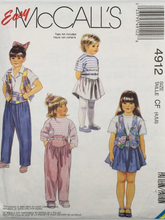 Load image into Gallery viewer, 1990 Vintage Sewing Pattern: McCalls 4912