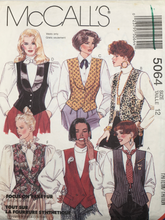 Load image into Gallery viewer, 1990 Vintage Sewing Pattern: McCalls 5064