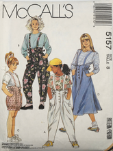 Load image into Gallery viewer, 1990 Vintage Sewing Pattern: McCalls 5157