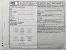 Load image into Gallery viewer, 2008 Sewing Pattern: McCalls M5631