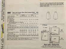 Load image into Gallery viewer, 1961 Vintage Sewing Patterns: McCalls 6097