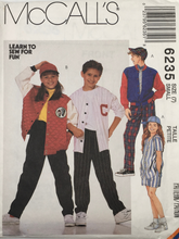 Load image into Gallery viewer, 1992 Vintage Sewing Pattern: McCalls 6235