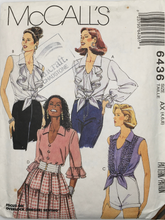 Load image into Gallery viewer, 1993 Vintage Sewing Pattern: McCalls 6436