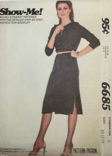 Load image into Gallery viewer, 1980’s Vintage Sewing Pattern: McCalls 6685