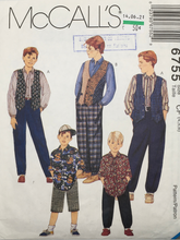 Load image into Gallery viewer, 1993 Vintage Sewing Pattern: McCalls 6755