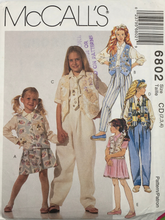Load image into Gallery viewer, 1993 Vintage Sewing Pattern: McCalls 6802