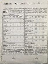 Load image into Gallery viewer, 1994 Vintage Sewing Pattern: McCalls 6957