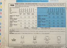 Load image into Gallery viewer, 1980 Vintage Sewing Pattern: McCalls 7036