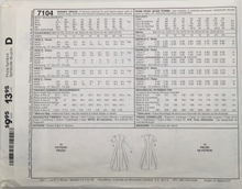 Load image into Gallery viewer, 1994 Vintage Sewing Pattern: McCalls 7104