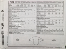 Load image into Gallery viewer, 1994 Vintage Sewing Pattern: McCalls 7172
