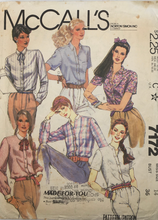 Load image into Gallery viewer, 1980 Vintage Sewing Pattern: McCalls 7172
