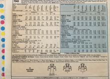 Load image into Gallery viewer, 1980 Vintage Sewing Pattern: McCalls 7343