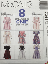 Load image into Gallery viewer, 1994 Vintage Sewing Pattern: McCalls 7363