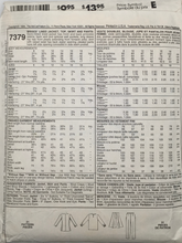 Load image into Gallery viewer, 1994 Vintage Sewing Pattern: McCalls 7379