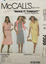 Load image into Gallery viewer, 1981 Vintage Sewing Pattern: McCalls 7399
