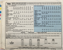 Load image into Gallery viewer, 1981 Vintage Sewing Pattern: McCalls 7555