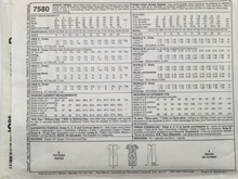 Load image into Gallery viewer, 1995 Vintage Sewing Pattern: McCalls 7580