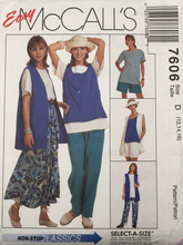 Load image into Gallery viewer, 1995 Vintage Sewing Pattern: McCalls 7606