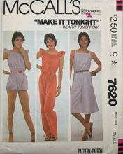 Load image into Gallery viewer, 1981 Vintage Sewing Pattern: McCalls 7620