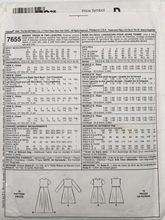 Load image into Gallery viewer, 1995 Vintage Sewing Pattern: McCalls 7655
