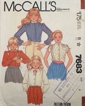 Load image into Gallery viewer, 1981 Vintage Sewing Pattern: McCalls 7683