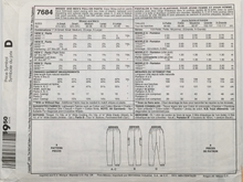 Load image into Gallery viewer, 1995 Vintage Sewing Pattern: McCalls 7684